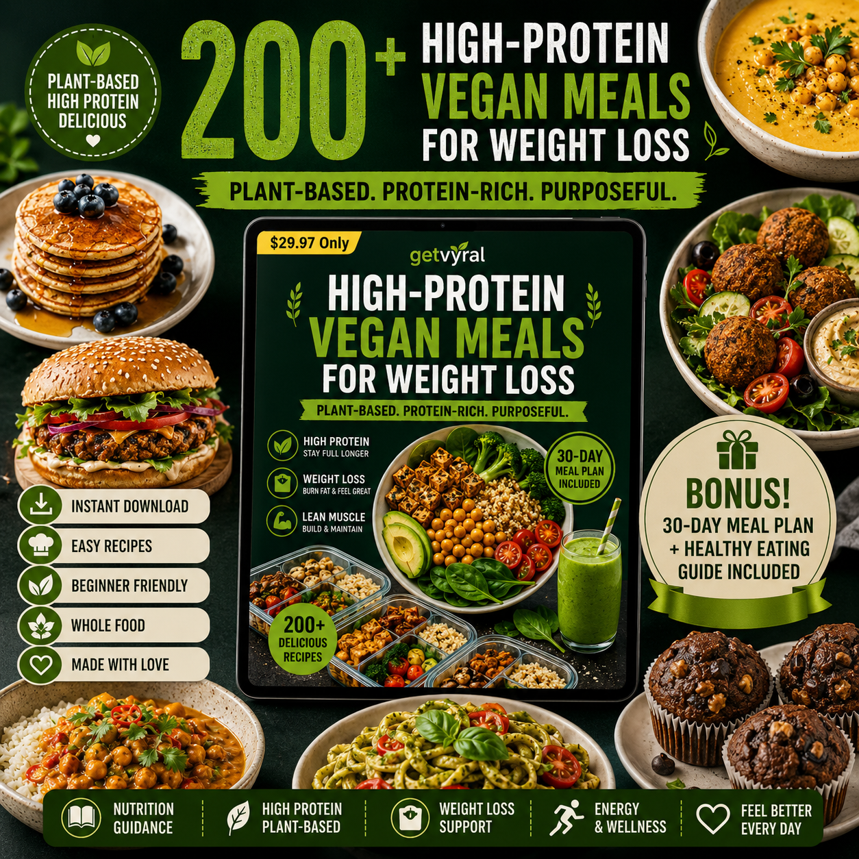 The Complete Plant-Based Cookbook - 200+ Vegan Recipes