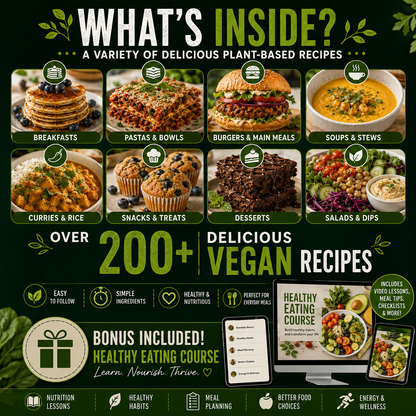 The Complete Plant-Based Cookbook - 200+ Vegan Recipes