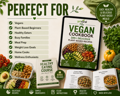 The Complete Plant-Based Cookbook - 200+ Vegan Recipes